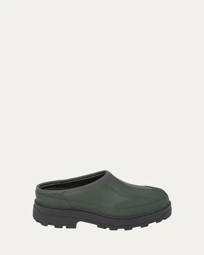 Kassl X Tretorn Eefje Rubber Rain Clogs In Green
