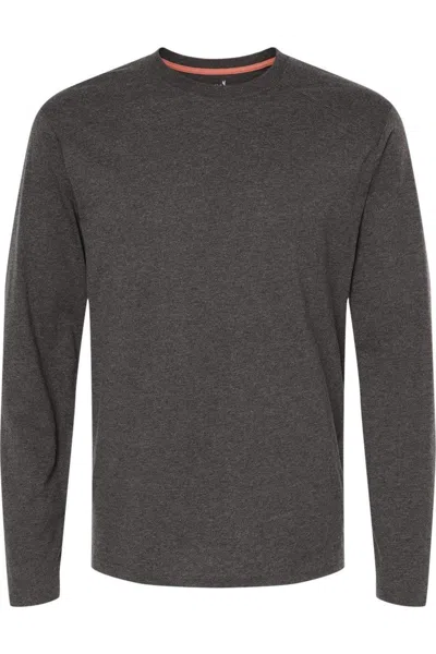 Kastlfel Unisex Recycledsoft Long Sleeve T-shirt In Grey
