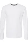 Kastlfel Unisex Recycledsoft Long Sleeve T-shirt In White