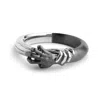 Kasun Men's Black / Silver Touch No Evil - Silver & Black Rhodium Hands In Multi