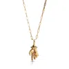 Kasun Men's Gold / Red Hand Of The Protector Pendant – Ruby – 9ct Solid Yellow Gold