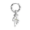 Kasun Men's Hand Of The Protector Earrings - August - Peridot - Silver