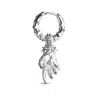 Kasun Men's Hand Of The Protector Earrings - November - Topaz - Silver