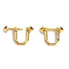 Kasun Men's Shackle Cufflinks - Gold In Gold