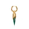 Kasun Women's Dagger Hoops - Gold In Gold