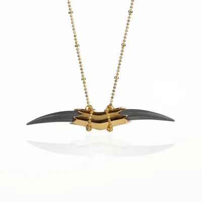 Kasun Women's Double Claw Pendant Gold