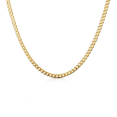 Kasun Women's Iron Maiden 5mm Gold Necklace