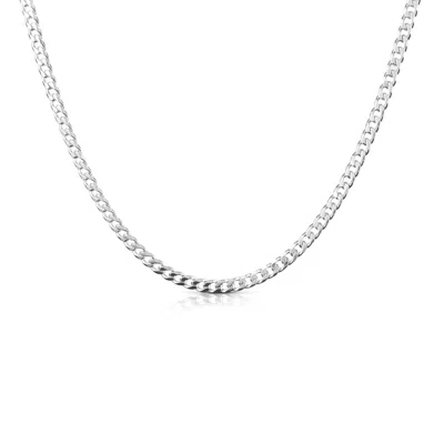 Kasun Women's Iron Maiden 5mm Silver Necklace
