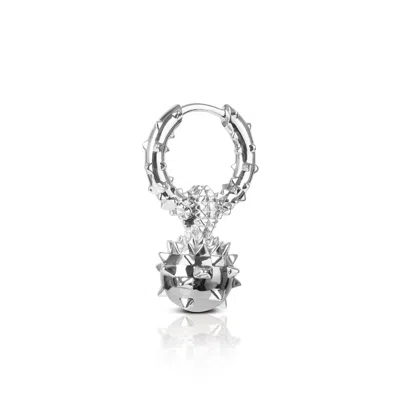 Kasun Women's Orb Hoops - Silver