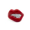 Kasun Women's Red Kiss Of Desire Ring Passion In Red