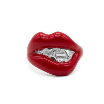 Kasun Women's Red Kiss Of Desire Ring Passion
