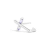 Kasun Women's Silver / Blue / Pink Angel Kiss Earring - December - Tanzanite - Silver