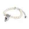 Kasun Women's Skull Pearl Bracelet - Silver & Ivory In Silver