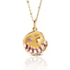 Kasun Women's Smile! - February - Gold Vermeil In Gold