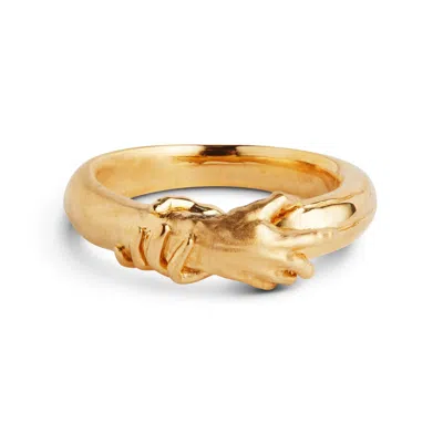 Kasun Women's Touch No Evil – 9ct Gold Hands