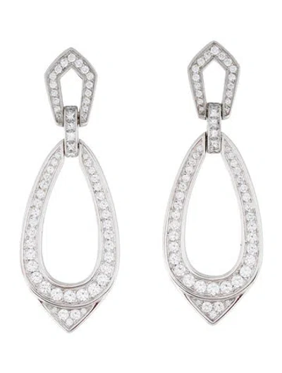 Pre-owned Kat Florence 18k 2.24ctw Diamond D Flawless Collection Clip-on Earrings In Multi