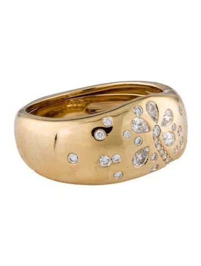 Pre-owned Kat Florence 18k Diamond Ring In Multi