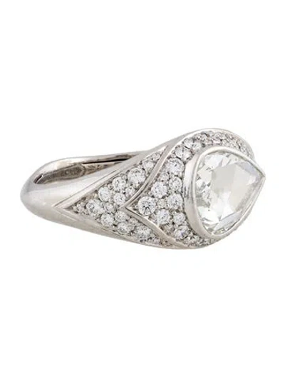 Pre-owned Kat Florence Platinum Diamond Ring In Multi