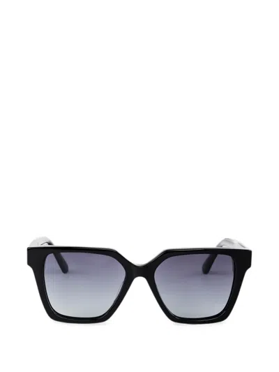 Kat Maconie 아리아 스퀘어 프레임 선글라스 In Black