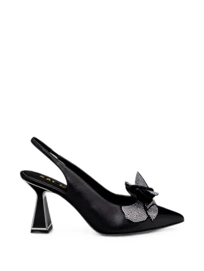 Kat Maconie Crystal-embellished Slingback Pumps In Multi