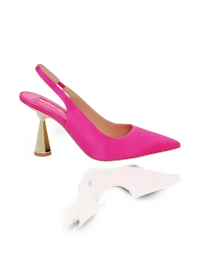 Kat Maconie Diana Pointed-toe Mules In Multi