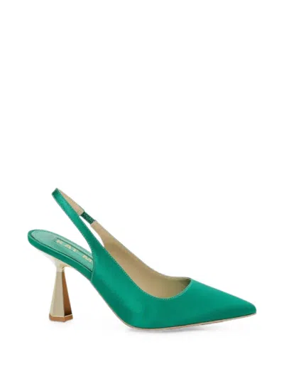 Kat Maconie Diana Pointed-toe Slingback Pumps In Green