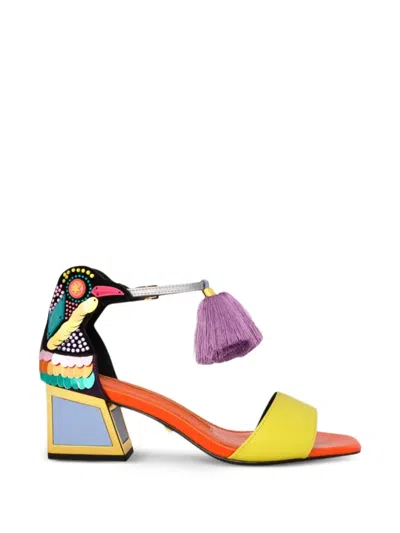 Kat Maconie Kay Tassel-embellishment Sandals In Multi