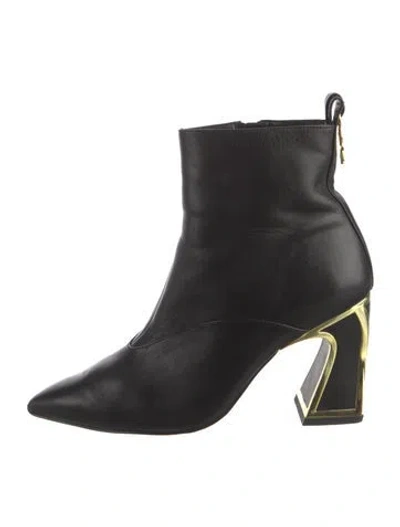 Pre-owned Kat Maconie Leather Boots In Black