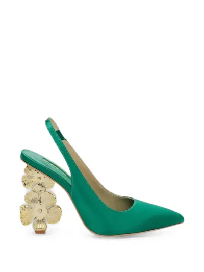 Kat Maconie Mona Slingback Pumps In Green