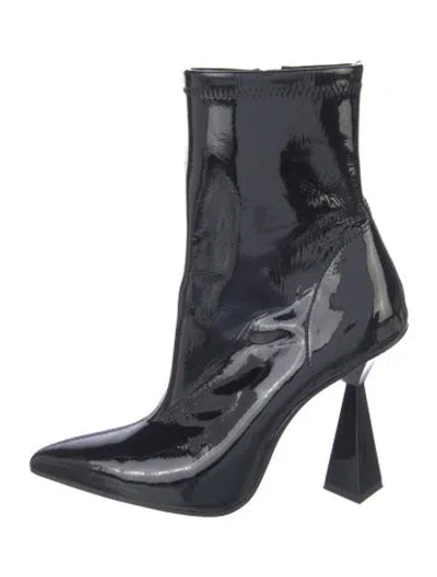 Pre-owned Kat Maconie Patent Leather Boots In Blue