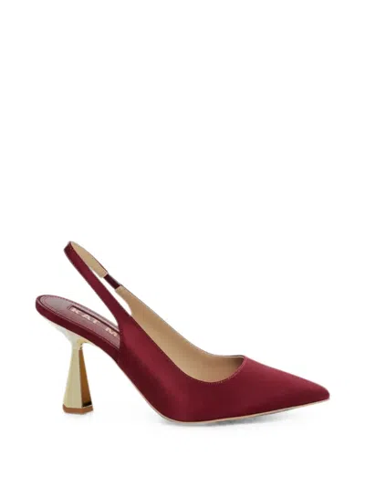 Kat Maconie Pointed-toe Mules In Red