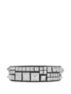 Kat Maconie Sam Pyramid-stud Belts In Silver