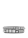 Kat Maconie Sam Pyramid-stud Leather Belt In Silver