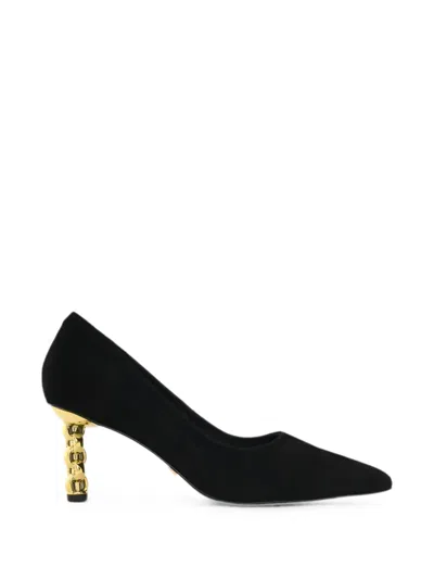 Kat Maconie Sculptural-heel Pumps In Black