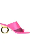 Kat Maconie Toe Strap Sandals In Fuxia