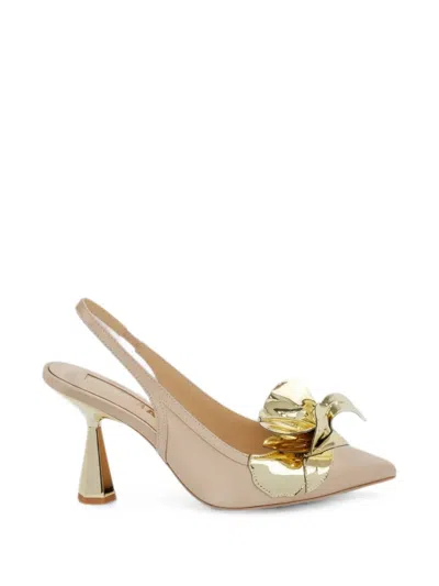 Kat Maconie Tamannaah Floral-appliqué Mules In Multi