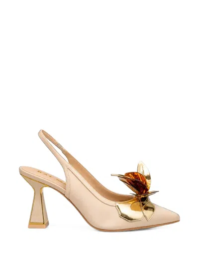 Kat Maconie Tamannaah Slingback Pumps In Neutral