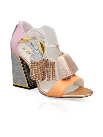 Kat Maconie Tassel-embellishment Sandals In Multi
