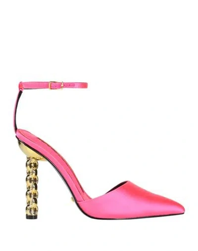 Kat Maconie Woman Pumps Fuchsia Size 6 Polyethylene, Cow Leather In Pink
