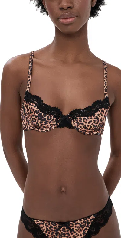Kat The Label Alix Underwire Bra Leopard In Brown