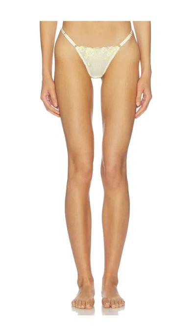 Kat The Label Amelia Thong In White