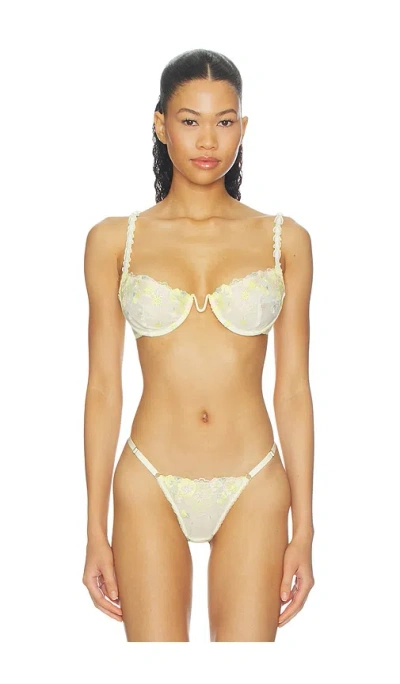 Kat The Label Amelia Underwire Bra In White