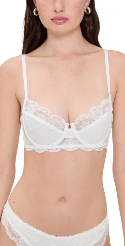 KAT THE LABEL ARABELLA UNDERWIRE BRA IVORY