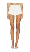Kat The Label Billie Shorts In White