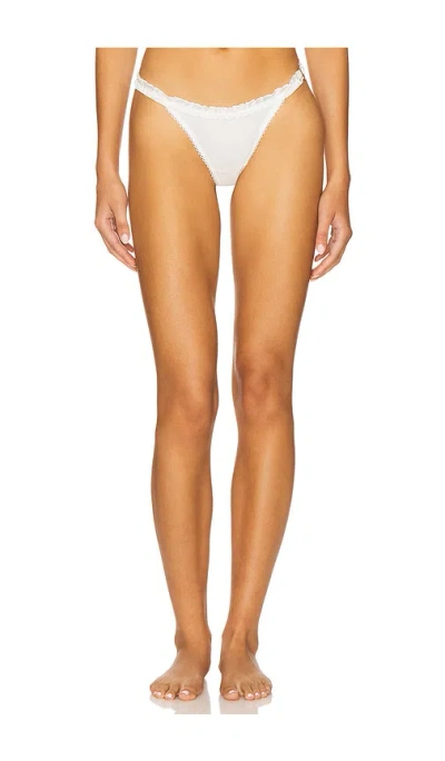 Kat The Label Celeste Thong In White