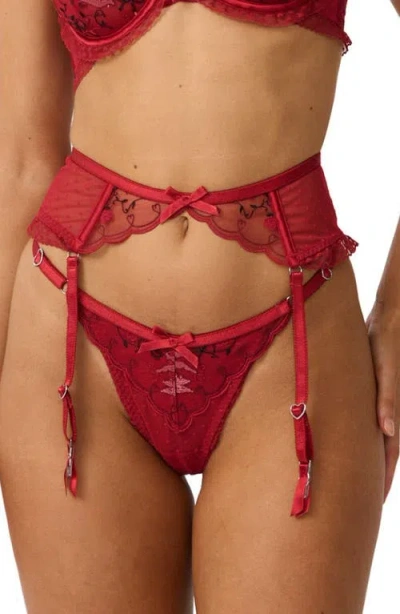 Kat The Label Cupid Thong In Red