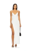 Kat The Label Dylan Maxi Slip In Gray