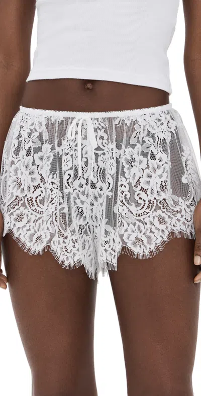 Kat The Label Emerson Ivory Shorts Ivory