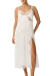 Kat The Label Hayden Lace Trim Slip In White