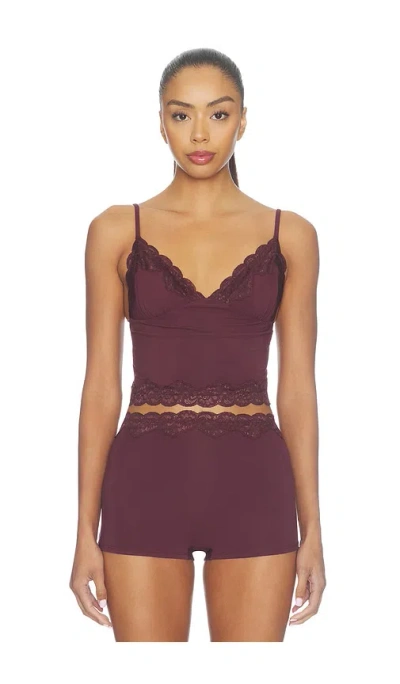 Kat The Label Hugo Camisole Top In Purple